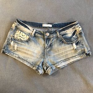 Low Rise Jean Shorts